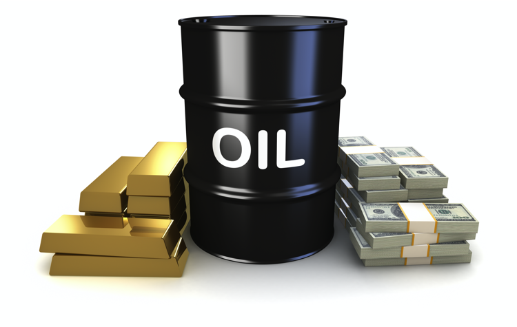 Oil, gold, and money