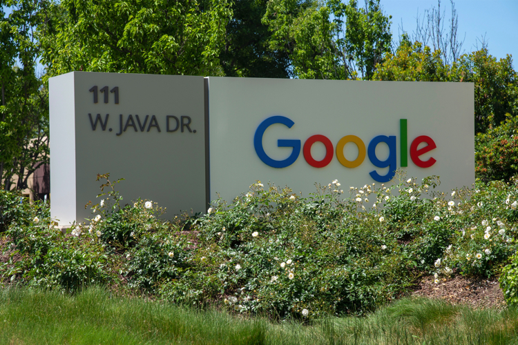 Google in Sunnyvale, CA, at West Java Drive
