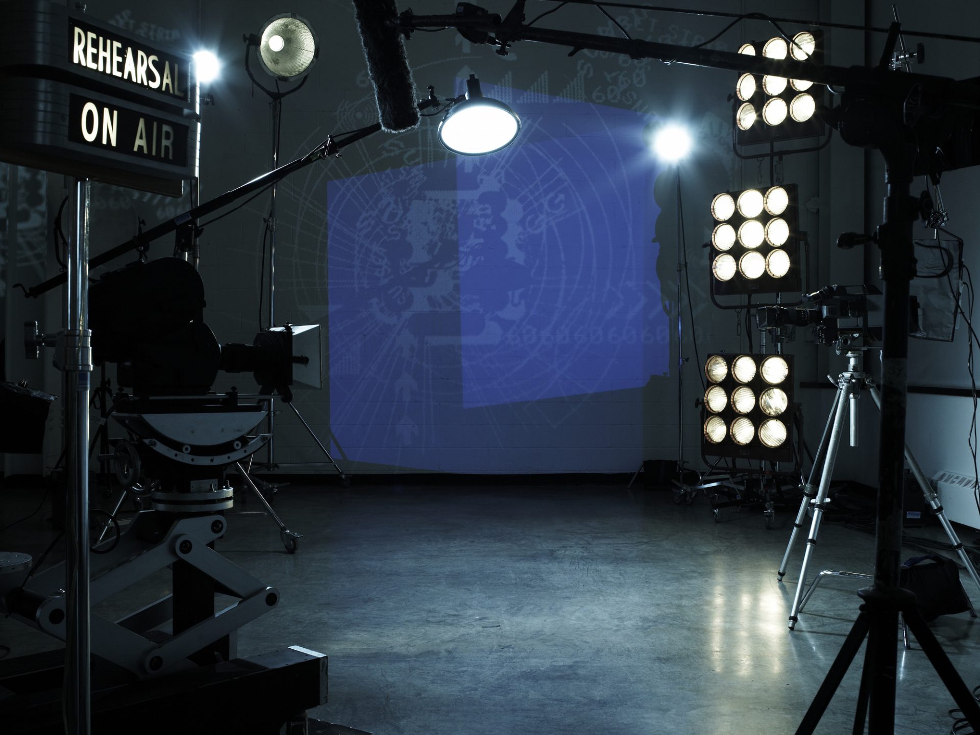 TV studio set