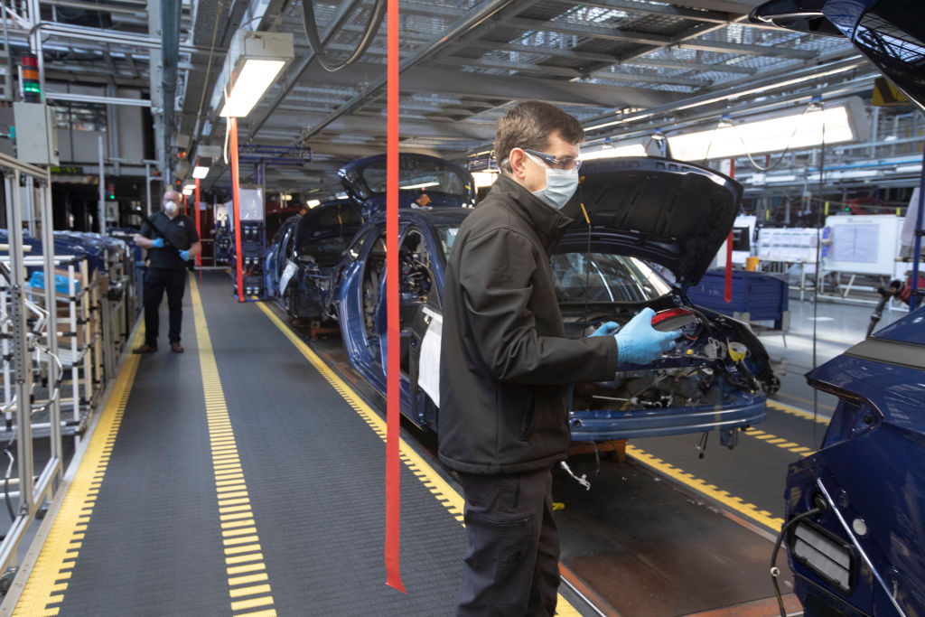United Kingdom - Ellesmere Port - Vauxhall Car Factory Prepares For Post-COVID Re-opening
