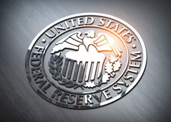 FED federal reserve of USA sybol and sign. 3d illustration