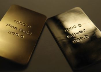 Bars of gold and silver