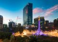 Mexico City Paseo de la Reforma Skyline