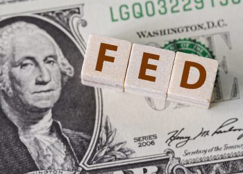 Concept idea of FED, federal reserve system is the central banking system of the united states of America and change interest rates