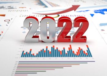Business Trends Graphs and charts  2022 3d image