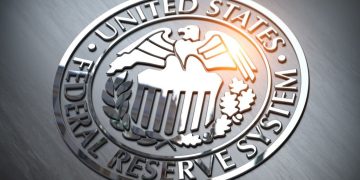 FED federal reserve of USA sybol and sign. 3d illustration