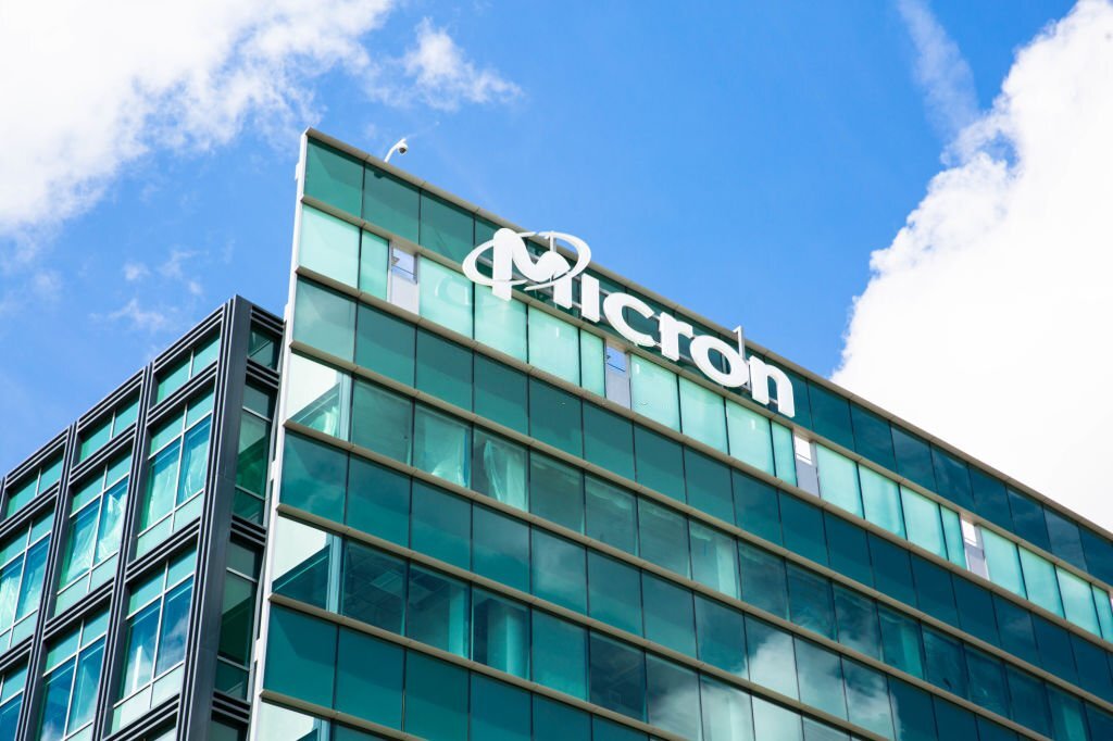 San Jose, CA, USA - March 26, 2019: Micron Technology Inc. One of american leader in  semiconductor devices, dynamic random-access memory, flash memory, USB flash drives, solid-state drives.