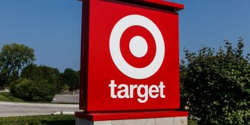 Westfield - Circa August 2018: Target Retail Store. Target Sells Home Goods, Clothing and Electronics VI